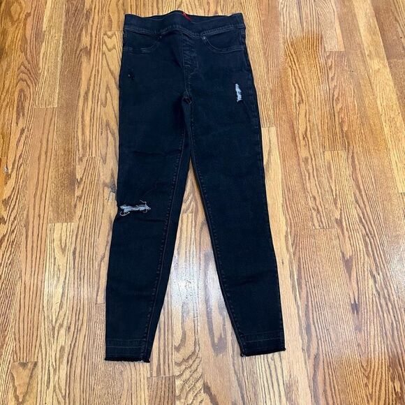 SPANX Denim - Spanx Black Distressed Skinny Jeans